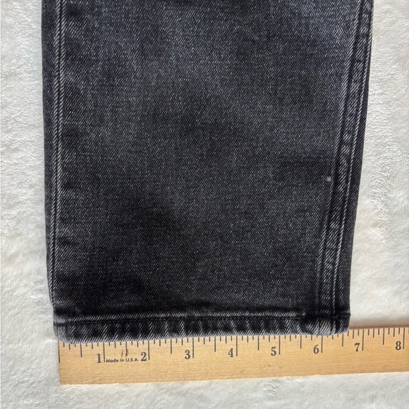 Abercrombie & Fitch Jeans 90s Slim Straight Leg Ultra High Rise Dark GraySize 26 - Picture 7 of 12
